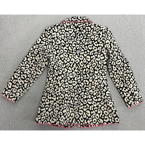 J. McLaughlin Delphine Tan Black Leopard Print Blazer Jacket Tan Black - Picture 2 of 16